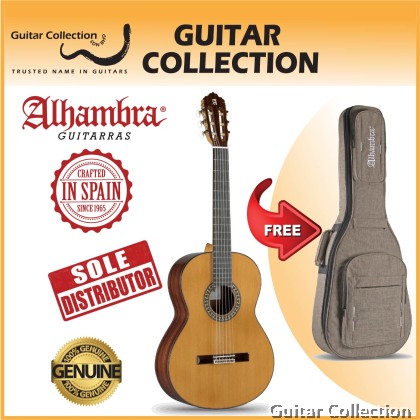 Alhambra 5P Cedar | Classical Guitar | Solid Cedar Top, Rosewood B&S | Gig Bag (Made in Spain)