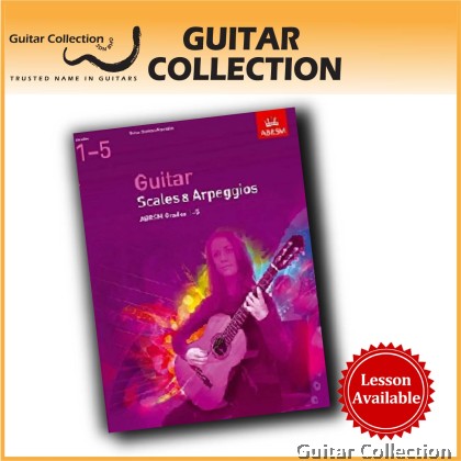 ABRSM Guitar Scales & Arpeggios | Grade 1 - 5