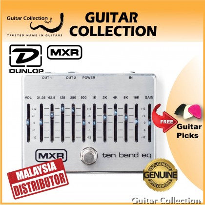 Jim Dunlop MXR M108S 10 Band EQ | Equalizer Guitar Effect Pedal