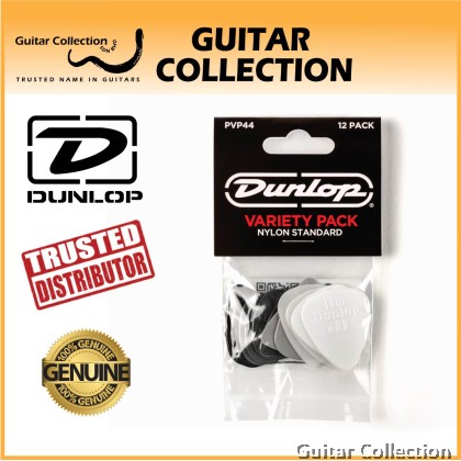 Jim Dunlop PVP44 Nylon Variety Pack Guitar Picks (12 pcs/pack)