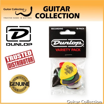 Jim Dunlop PVP120 Recording Variety Pack Guitar Picks (18 pcs/pack)