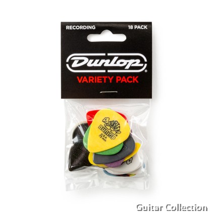 Jim Dunlop PVP120 Recording Variety Pack Guitar Picks (18 pcs/pack)