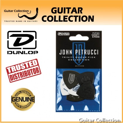 Jim Dunlop PVP124 John Petrucci Trinity Variety Pack Guitar Picks (6 pcs/pack)