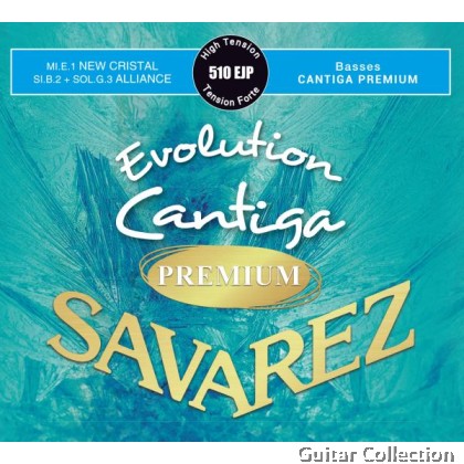 Savarez 510EJP Evolution Cantiga Premium Hard / High Tension Classical Guitar Strings (Made in France)