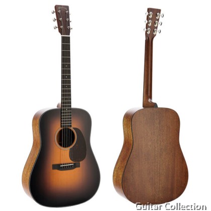 Martin D-18 Satin 1935 Burst | Refreshed Standard Series | Dreadnought Acoustic Guitar