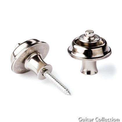 Jim Dunlop SLS1101N Straplok Original Strap Lock / Strap Retainer Set | Nickel