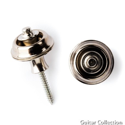 Jim Dunlop SLS1101N Straplok Original Strap Lock / Strap Retainer Set | Nickel
