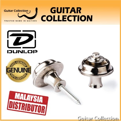 Jim Dunlop SLS1101N Straplok Original Strap Lock / Strap Retainer Set | Nickel