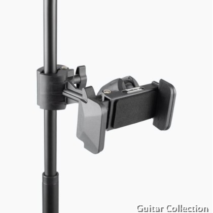 On Stage TCM500 Smartphone Holder for Microphone Stand | Mic stand clamp included (Phone clamp : up to 4" width)