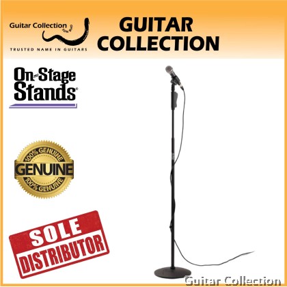 On Stage MS9510 Production-Grade One-Handed Microphone Stand w/ Round Base