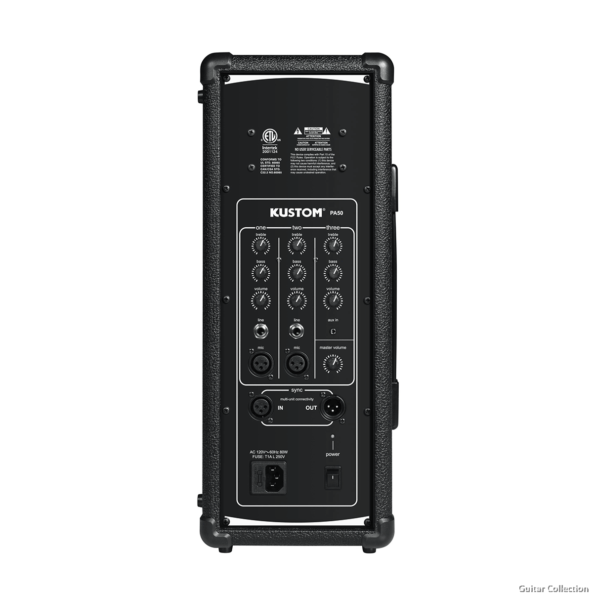 Kustom PA50 Self Contained PA Speaker 50 Watt 2 x 4.5