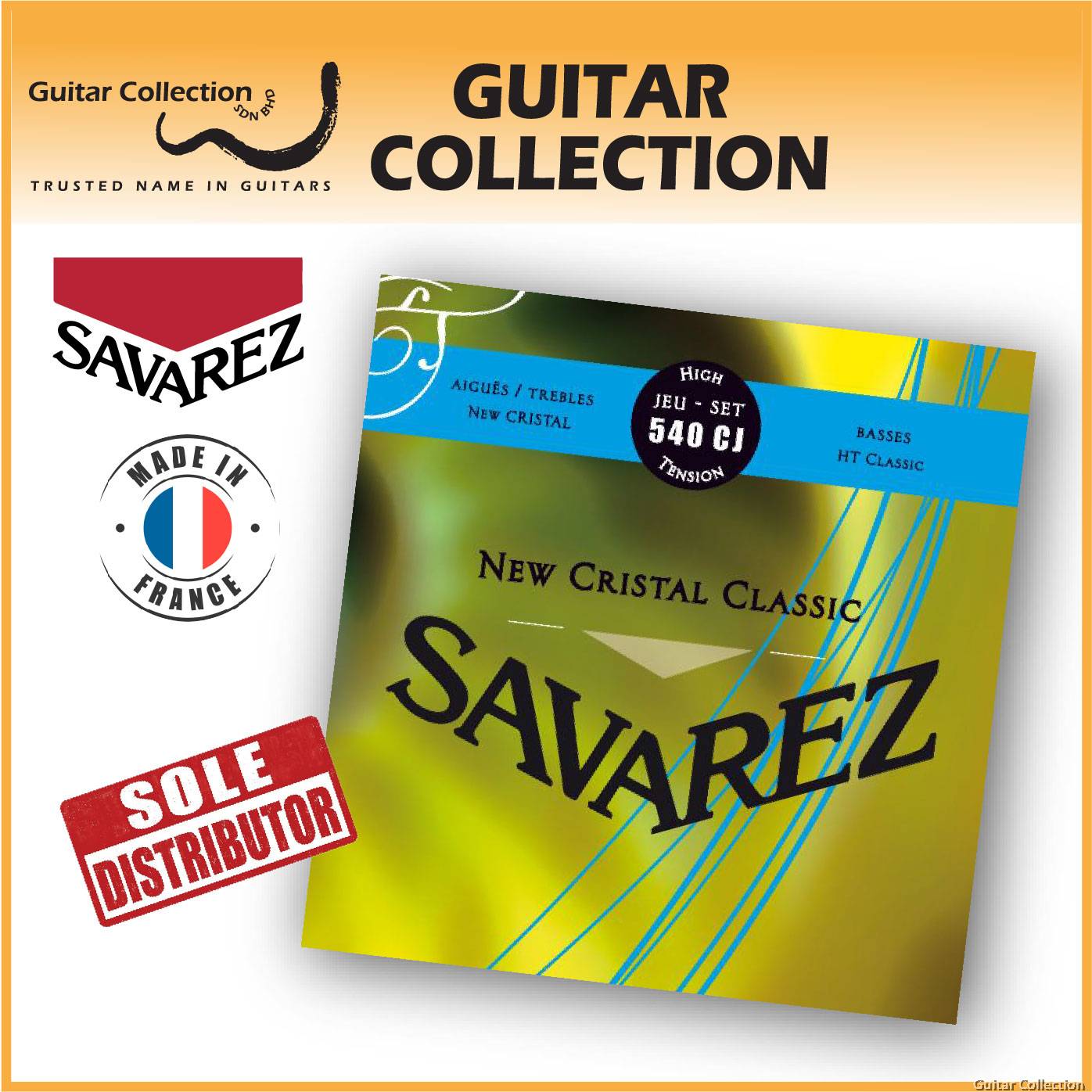 Savarez acoustic guitar shop strings
