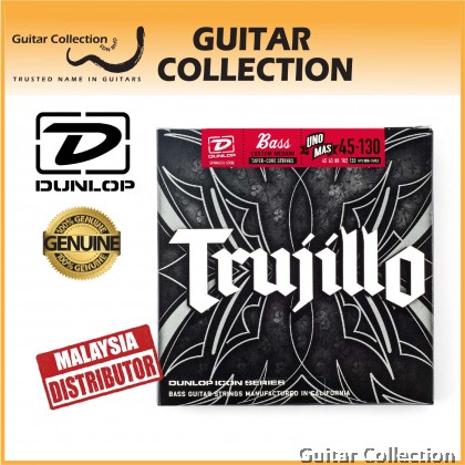 Jim Dunlop RTT45130T Robert Trujillo Series Bass Guitar Strings | 5-String | Stainless Steel Tapered | 045–130