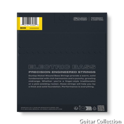 Jim Dunlop DBN40100 Bass Guitar Strings | 4-String | Nickel Wound | 040-100