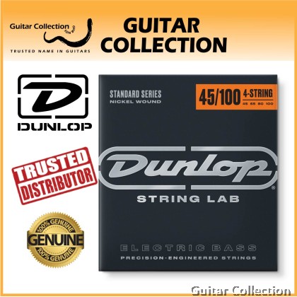 Jim Dunlop DBN45100 Bass Guitar Strings | 4-String | Nickel Wound | 045-100