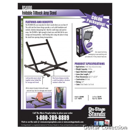 On Stage RS4000 Folding Amplifier Stand