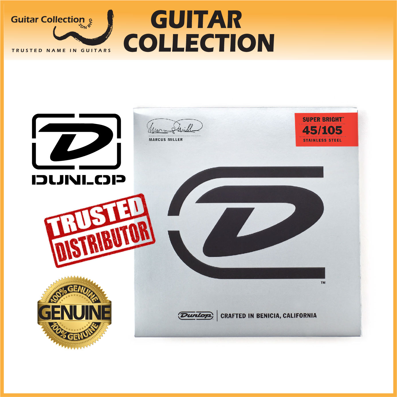 Dunlop super store bright bass strings