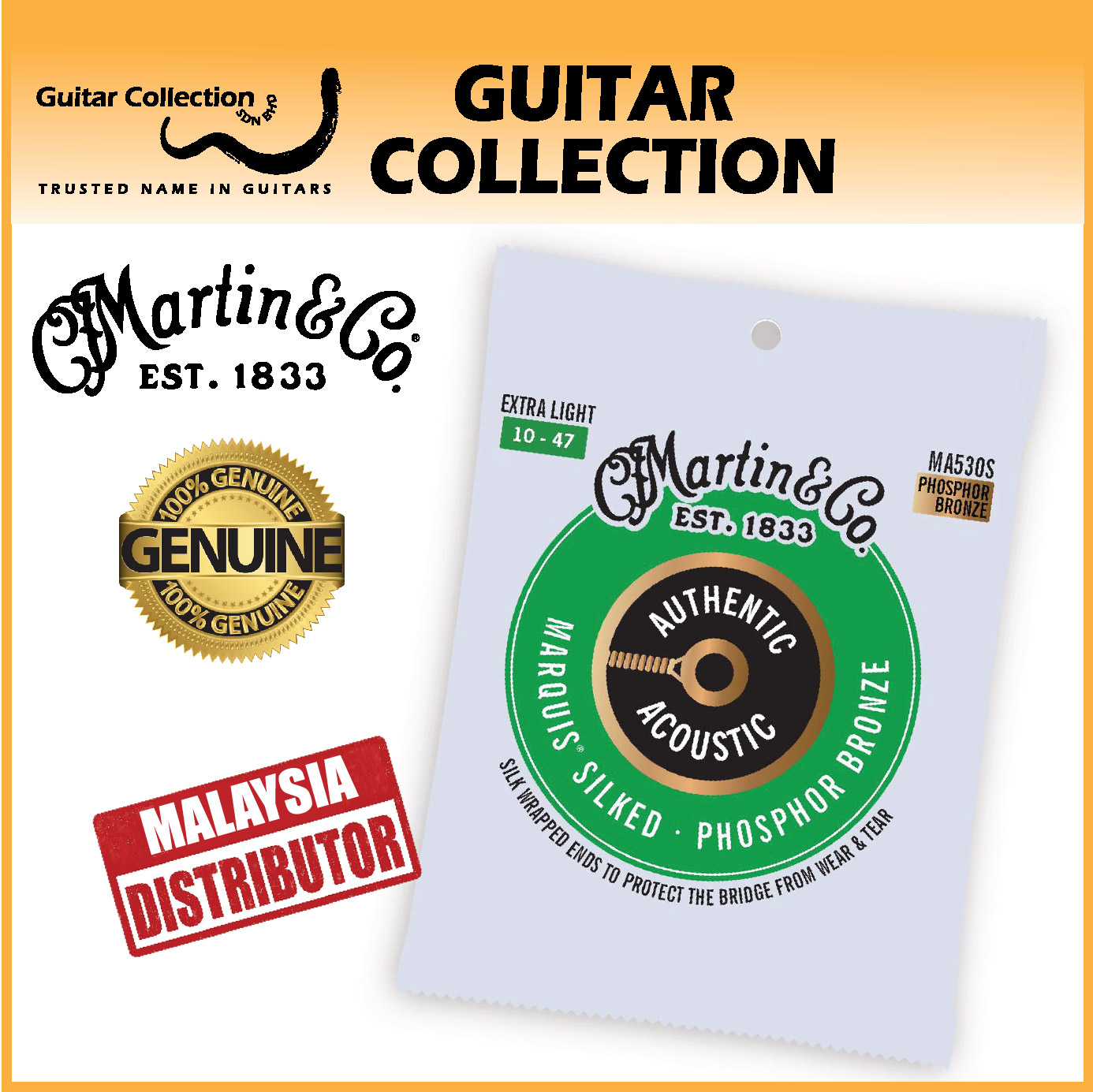 Martin MA530S 010 047 Authentic Marquis Silked Phosphor
