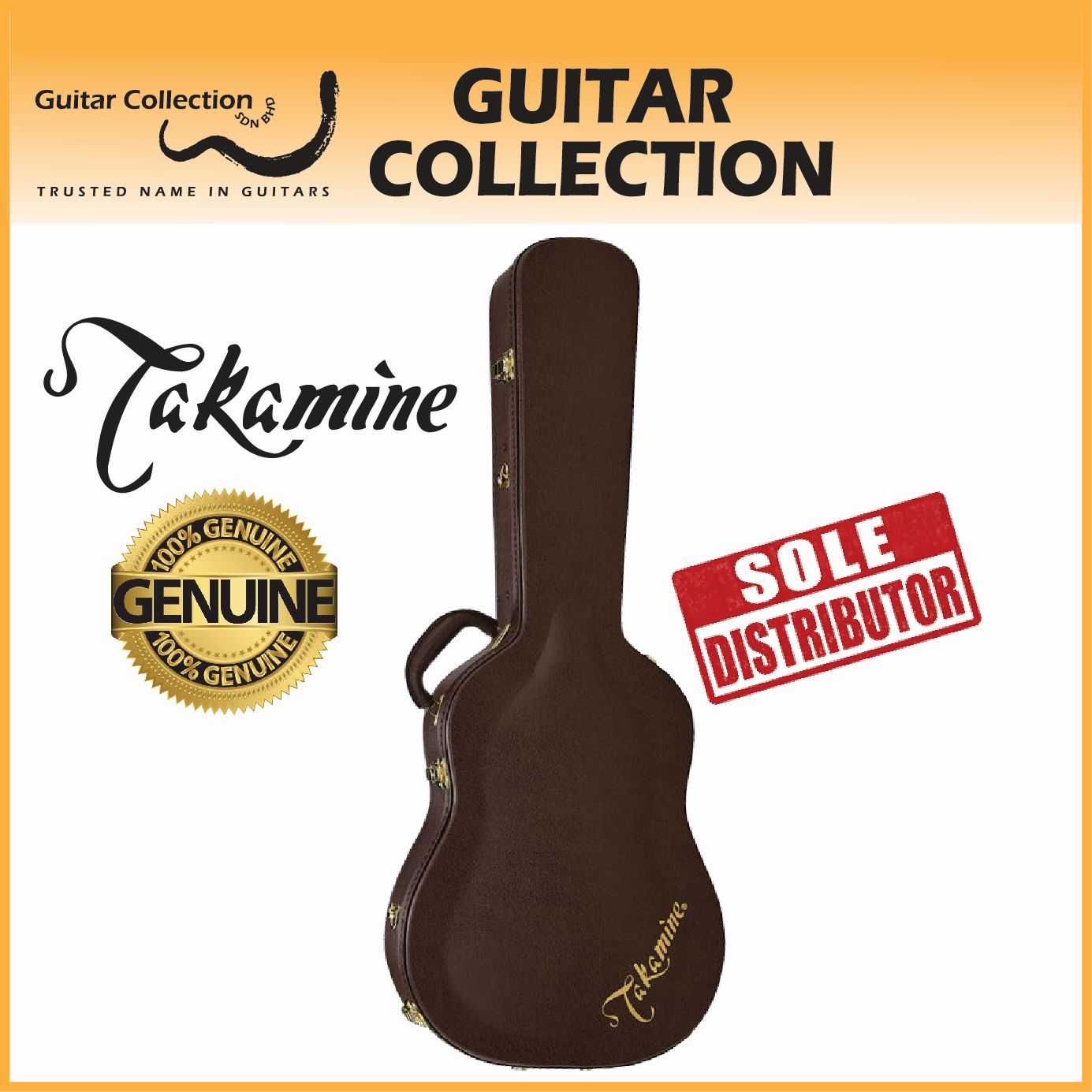 Takamine GC200 Hardcase for Dreadnought Acoustic Guitars